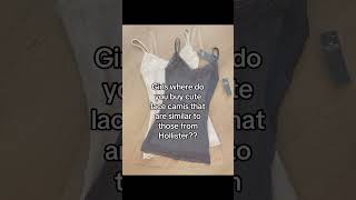 always sold out and I REALLY want one for layering!! #lacecami #hollister #lace #cutetops #fyp