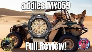 Test der addies MY059 Quartz Field Watch!