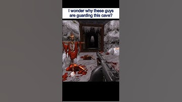 I wonder what these guys are guarding in this cave?  - AMC Squad Short