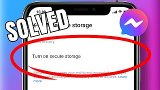 HOW TO ENABLE BACKUP OF YOUR CHATS ON MESSENGER screenshot 5
