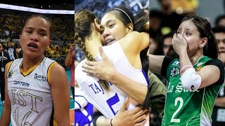 TOP 10 PLAYERS WHO HAD A HEART BREAKING LOSS IN UAAP WOMEN'S VOLLEYBALL😭💔