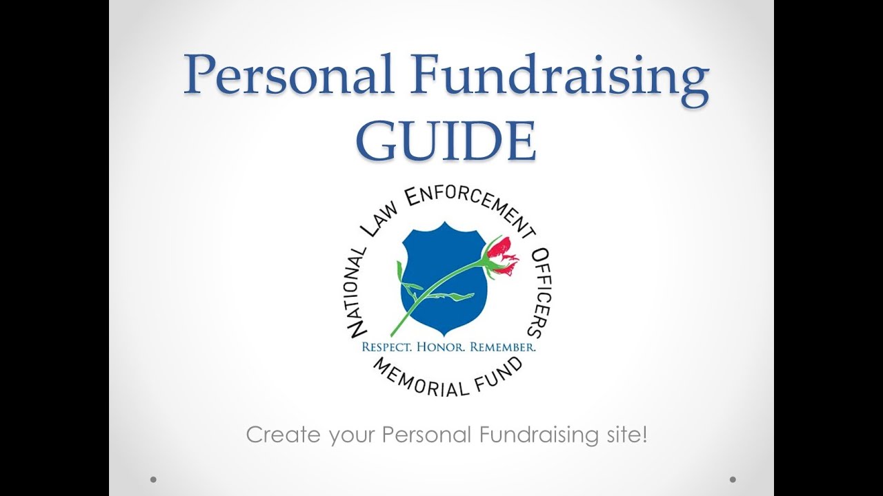 Personal Fundraising Guide