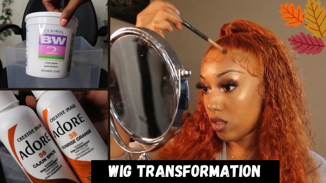 HOW TO: GINGER WATERCOLOR METHOD🍁 WIG INSTALL (Start to finish)