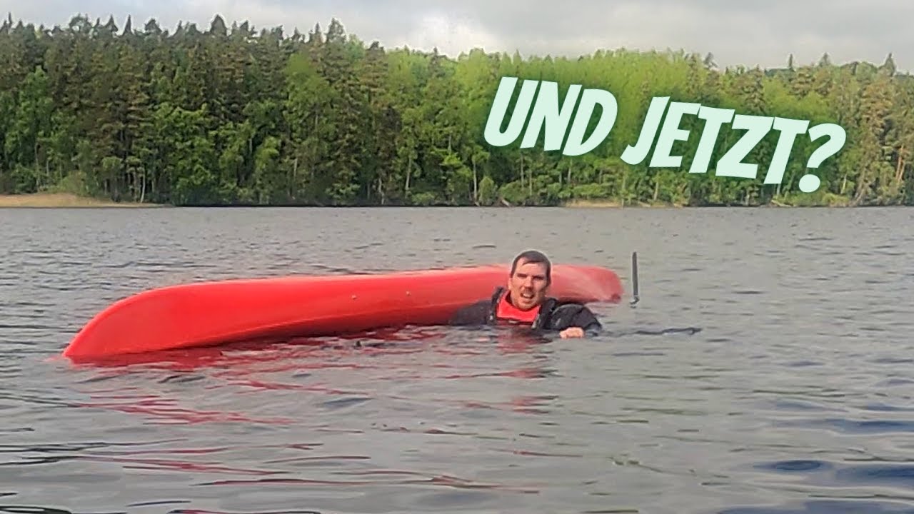 Selbstrettung ohne Hilfsmittel? | Kayak Wiedereinstieg, so funktionierts nicht
