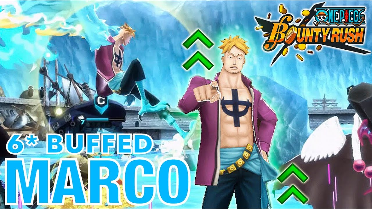 6* BUFFED MARCO SS League Gameplay One Piece Bounty Rush YouTube