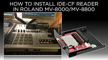 Install IDE-CF-Reader in MV-8000/MV-8800 (KEYNOTE STYLE!)