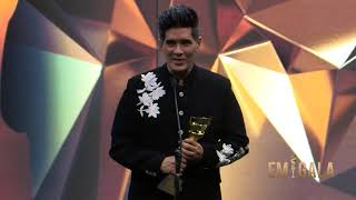 Manish Malhotra receives his honorary award at The EMIGALA 2024 Fashion & Beauty Awards