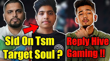 SOUL VS TSM TARGET MATTER - TSM FTX NINJA REPLY TO SID ? SCOUT  REPLY TO HIVE GAMING HACKING !
