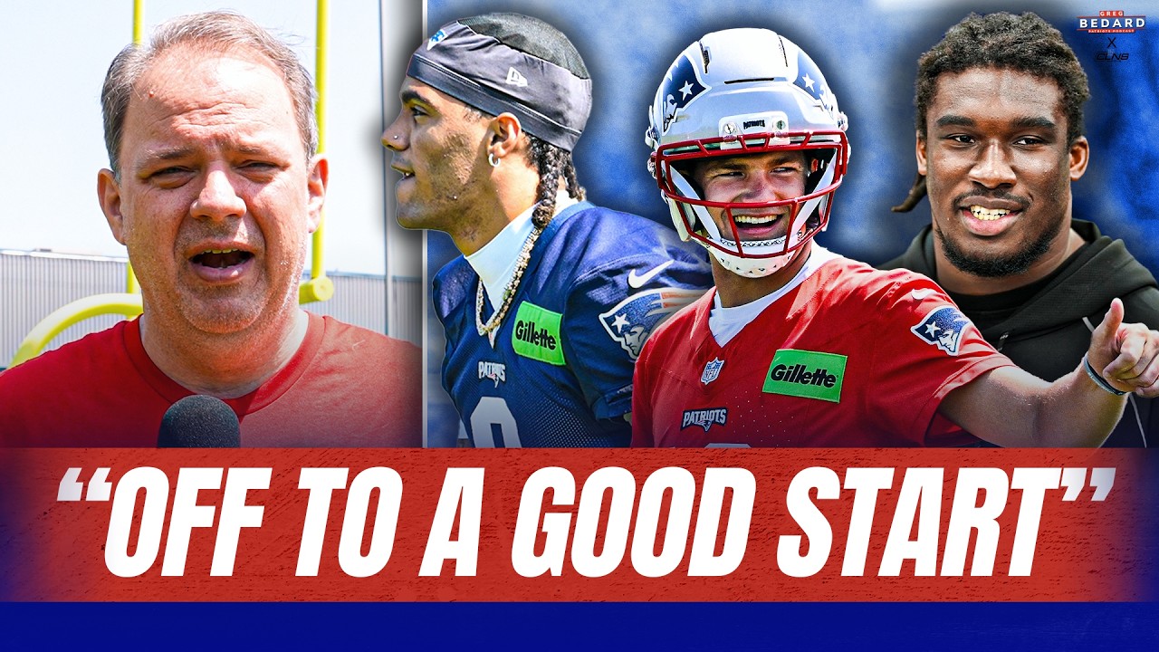 Greg Bedard Reacts to Christian Gonzalez & Gabe Jacas News | Drake Maye, Patriots Offense at Camp