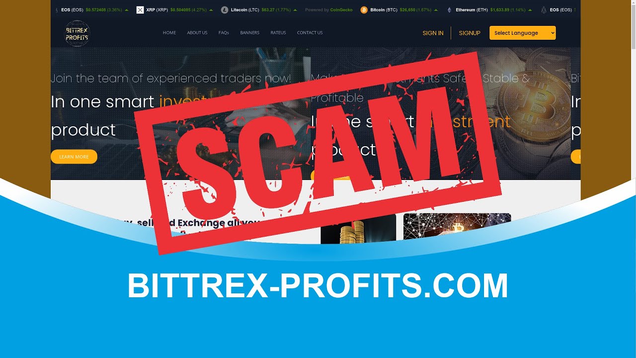 Bittrex-profits.com SCAM