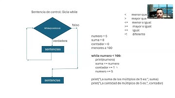video 4 de python, Sentencia de control: Siclo while