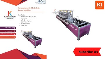 Best automatic chain link fence machines KI Fencing Products