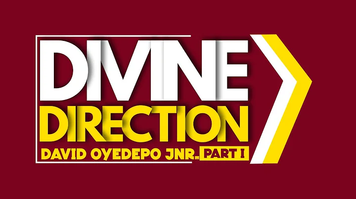 Divine Direction (PART 1) | David Oyedepo Jnr