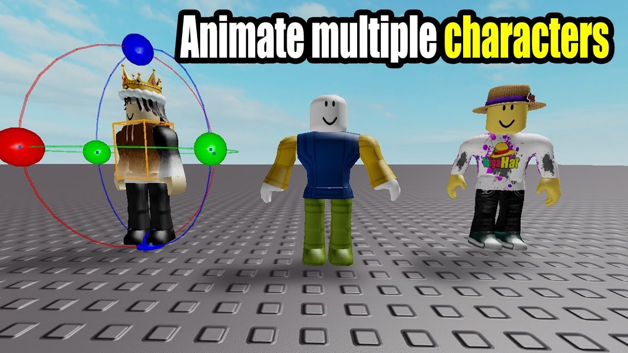 How To Animate Multiple Characters Roblox Animation Tutorial