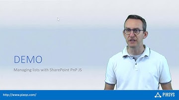 Episode #23 - Managing Lists with SharePoint PnP JS in SPFx