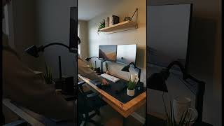 Desk Setup Transformation Time-Lapse! #DeskSetup #HomeOffice #TimeLapse