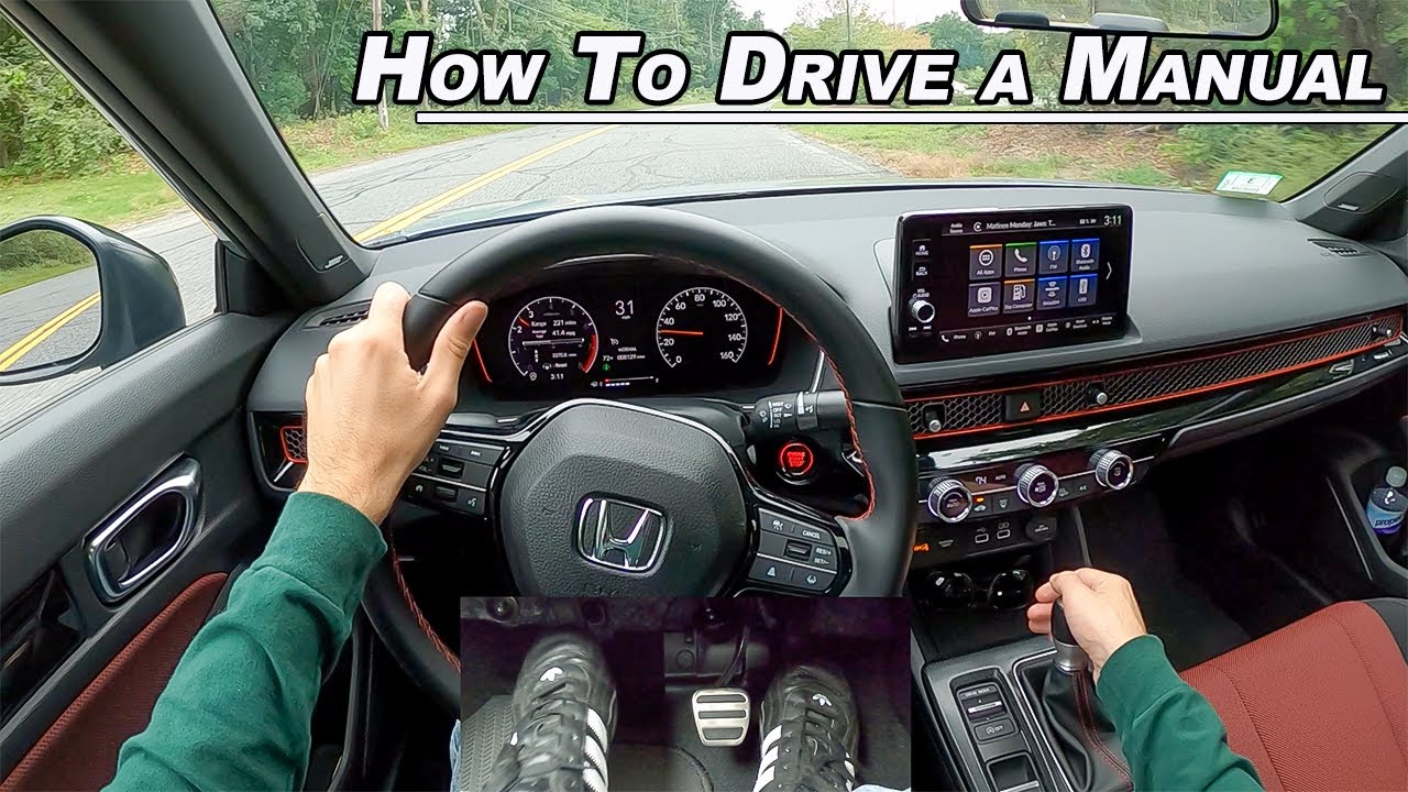 How To Drive A Manual Transmission  Rev Match  Heel Toe Downshift POV Tutorial