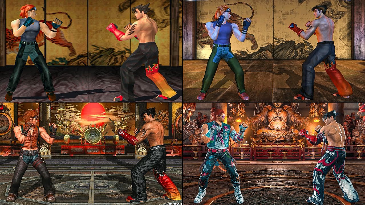 TEKKEN Arenas / Stages Evolution T1 to T8 | 2K 60FPS