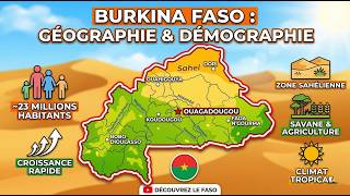 Carte Burkina faso : Informations géographiques et démographiques Carte Burkina faso : Informations géographiques et démographiques