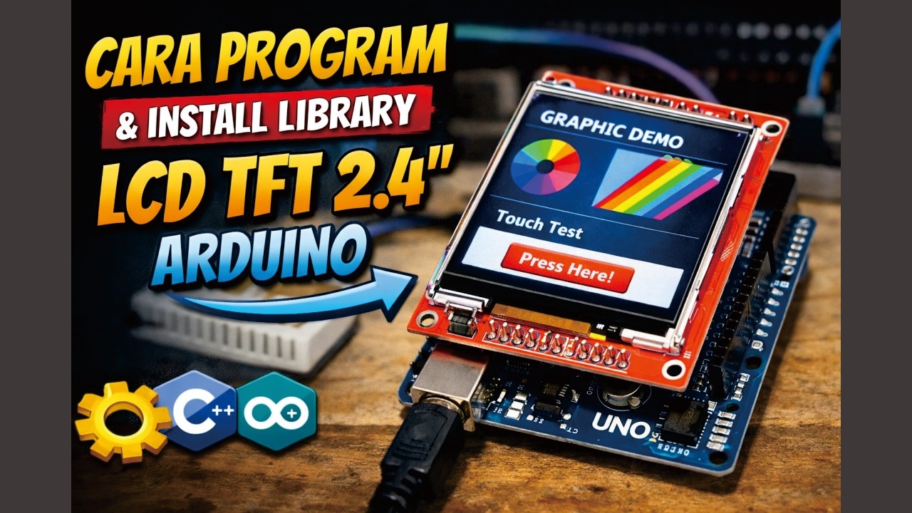 Belajar Arduino: Cara Menggunakan LCD TFT 2.4