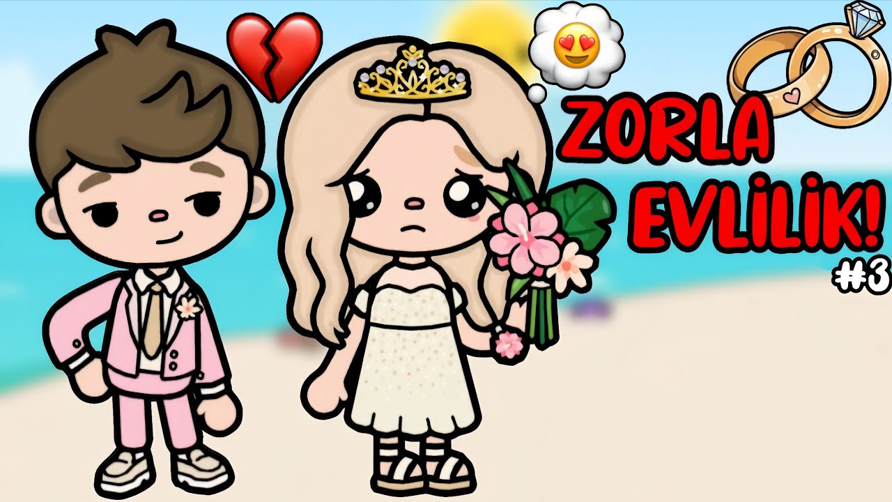 ZORLA EVLİLİK! 😍 ~ 3.Bölüm Ben ondan hoşlanıyorum 😘 ||TOCA LİFE WORLD TÜRKÇE||