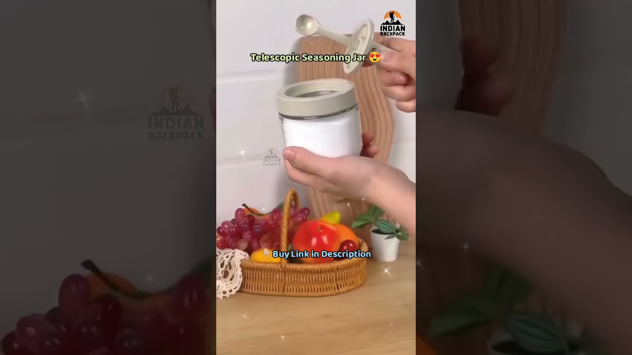 I found Best Seasoning Glass Jar with Spoon from Online | 