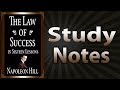 The Law of Success In Sixteen Lessons By Napoleon Hill (Study Notes)