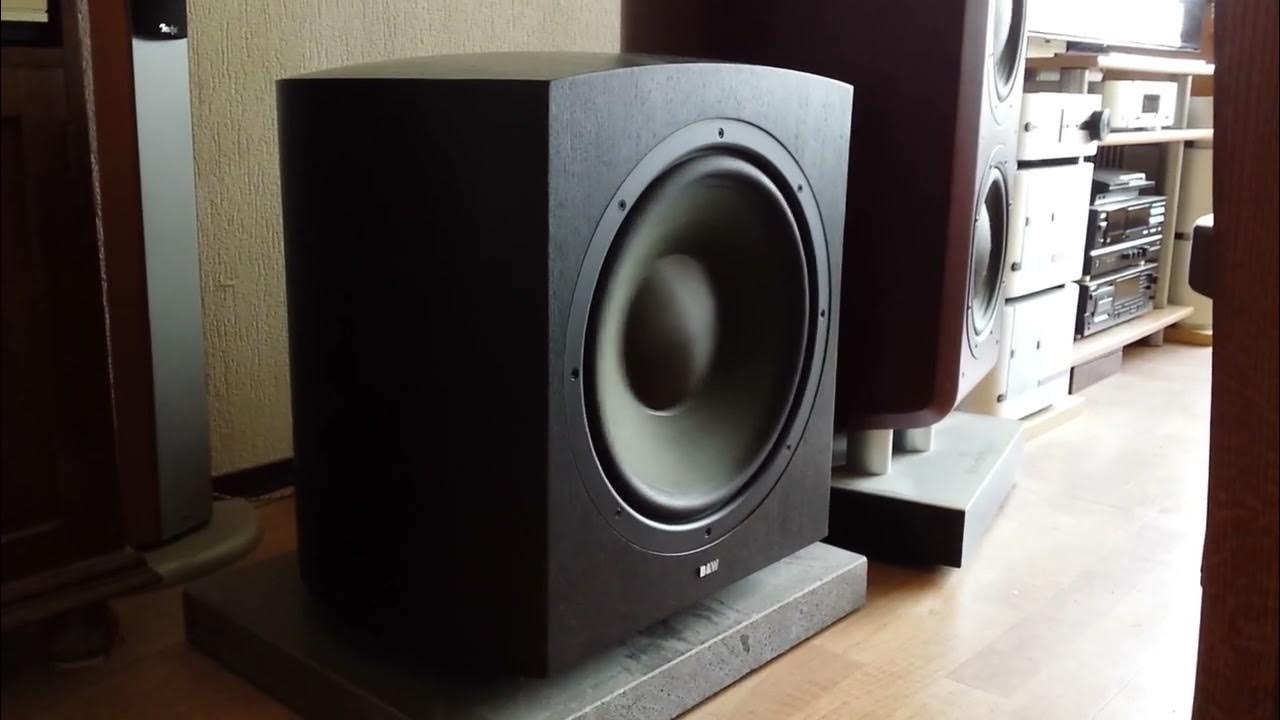 B&W ASW850 Subwoofer Test YouTube