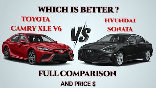 2023 Hyundai Sonata vs 2023 Toyota Camry(V6) XLE
