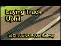Track Laying on the Station Approach at Chadwick Model Railway | 125.