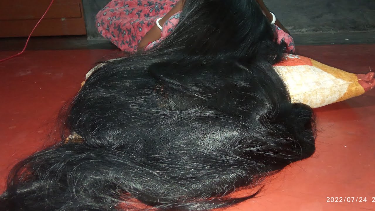 Night Time Hair Play | Hair Opening For Long Hair | Fantastic & Beautiful Long Hair Play |