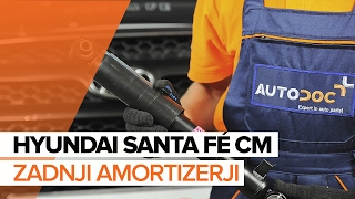 Kako zamenjati Blažilniki HYUNDAI SANTA FÉ II (CM) - video vodič
