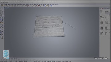 Using Rhino paneling tools to create a screen wall