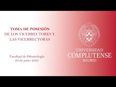 Toma de Posesión del cargo de Vicerrectores  de la UCM 