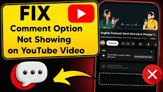 Famous How to Fix Comment Option Not Showing on YouTube (2026 Update) Wealth