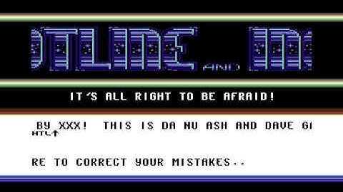 C64 Intro: 1989 Hotline and International Network of Chaos