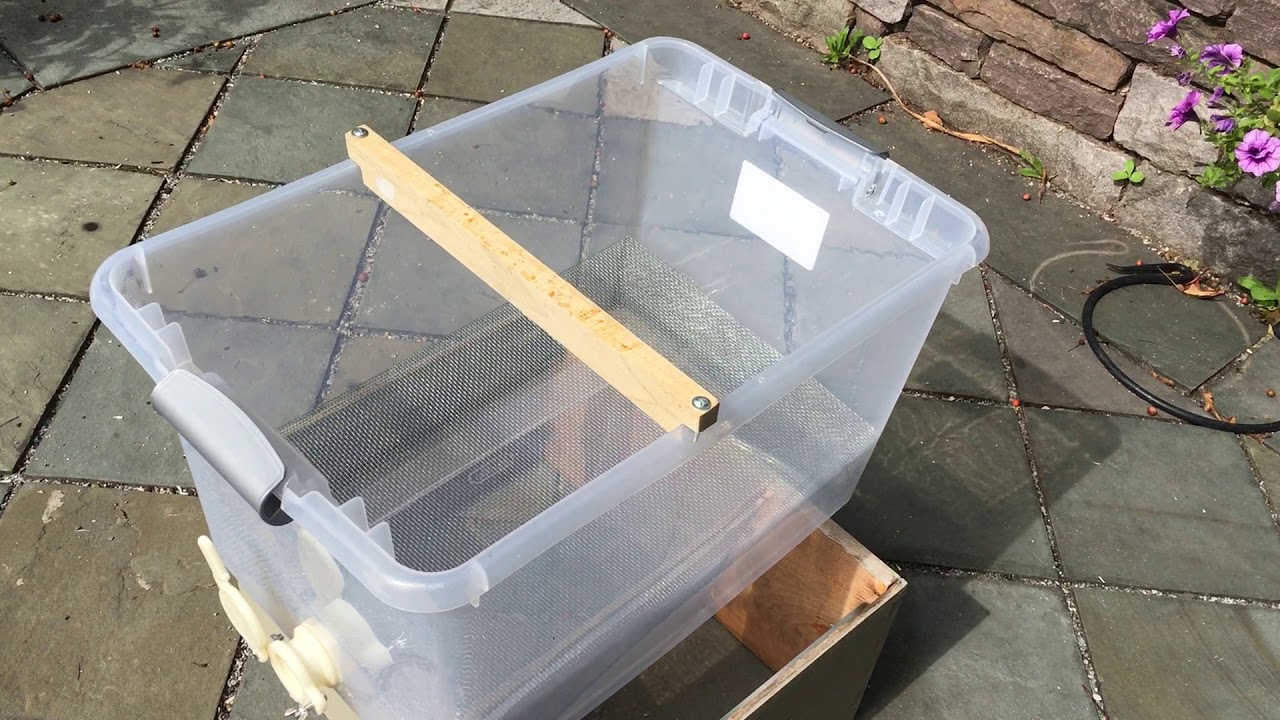 Homemade Uncapping tub