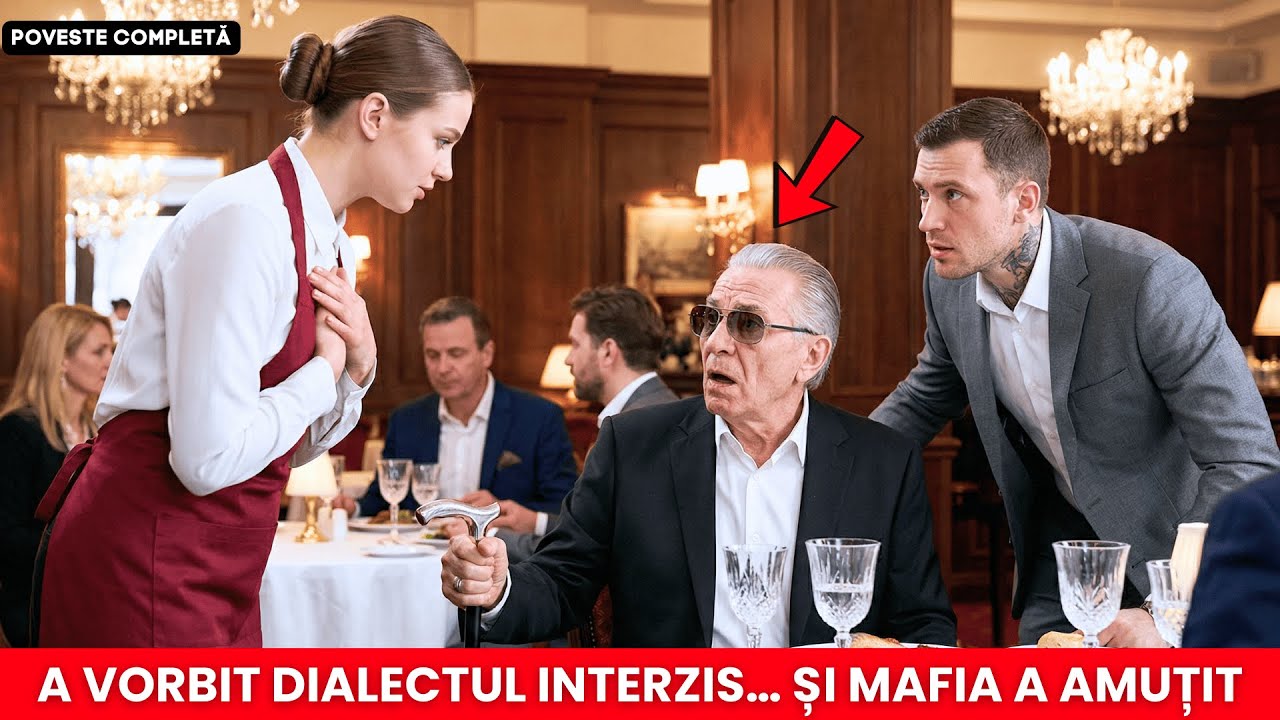 Chelnăriță timidă l-a salutat pe tatăl sicilian al șefului mafiei — dialectul a înghețat sala...