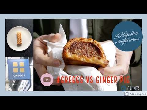 Greggs Sausage Roll v Street Food Hipster Sausage Roll