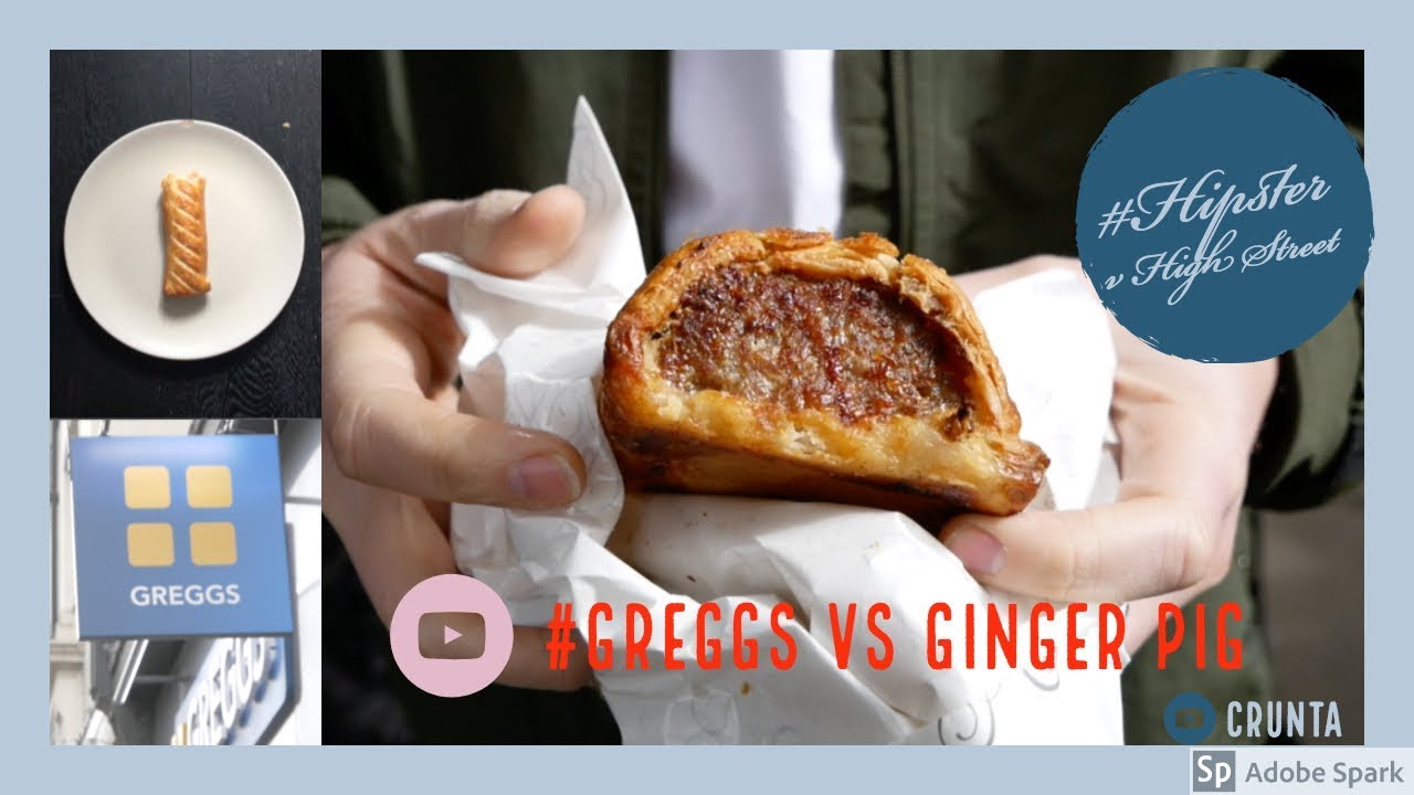 Greggs Sausage Roll V Street Food Hipster Sausage Roll Youtube