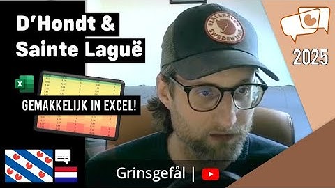 [Frysk | NL-subs] Hoe bereken je zelf een verkiezingsuitslag? 🧮