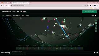 MAP   Kaspersky Cyberthreat real time map   | #cybersecurity #hacking #security