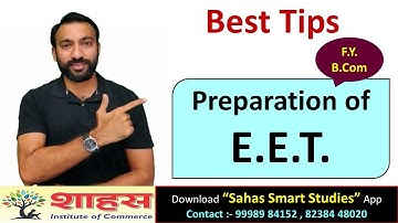 F.Y.B.Com { MSU } Tips for Preparation of EET