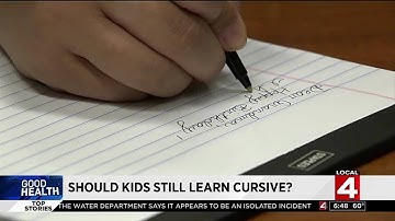 Should kids still learn cursive?
