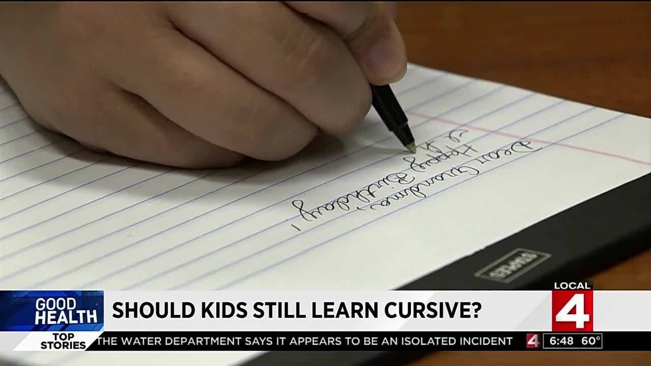 Should kids still learn cursive? - YouTube