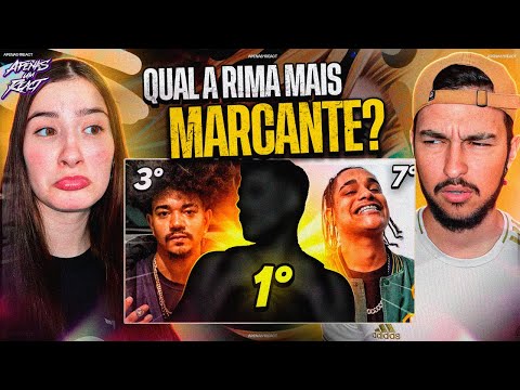Apenas um react | 30 Maiores rimas da história das batalhas | Cultura de Rima