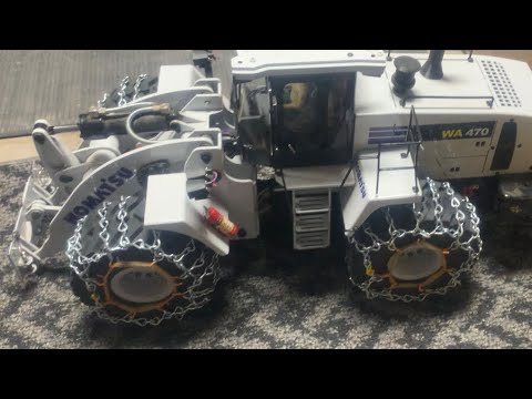 Rc Snow Chain How to Make tire chains for RC wheel loaders. Rc construction ...