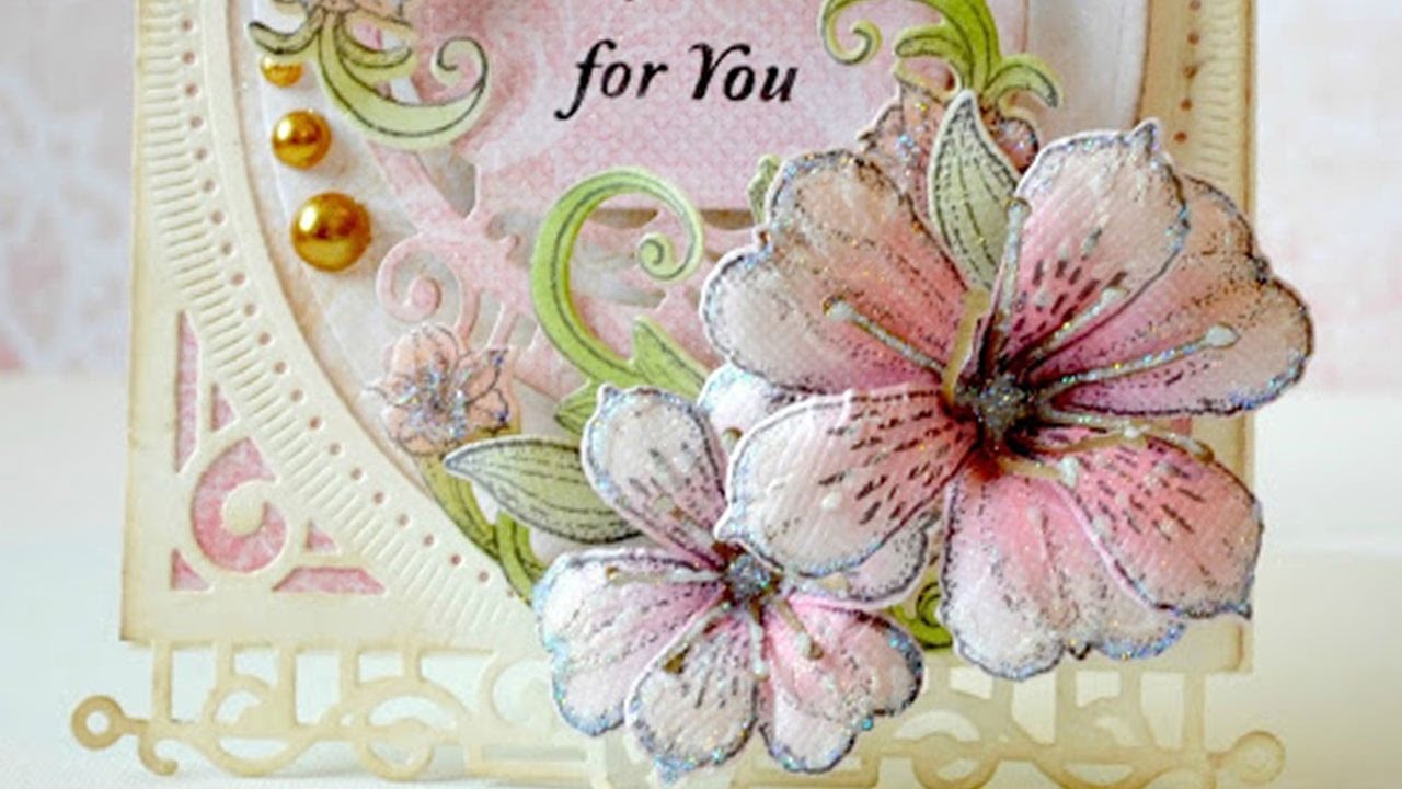 Flower shaping 101: How to shape gorgeous lilies for cards, papercrafts and scrapbooks