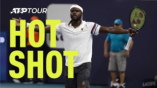 Hot Shot: Tiafoe Shows Off Soft Hands At Miami 2019 screenshot 2