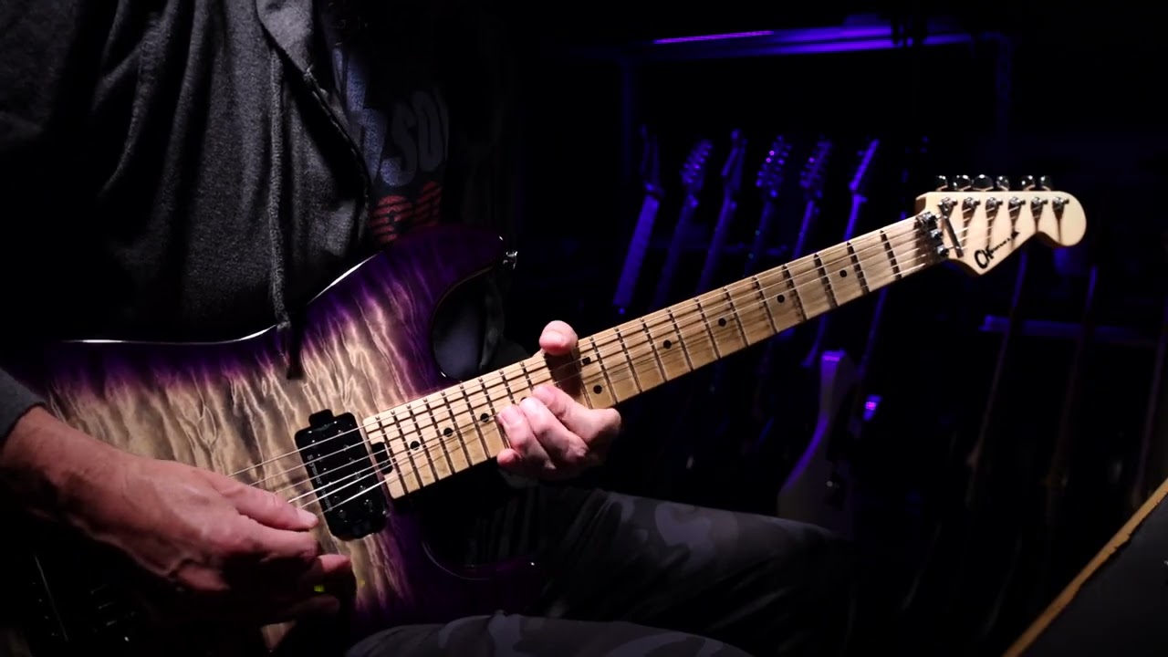 Charvel Purple Phaze San Dimas improv session w/Soul Forty5 Music